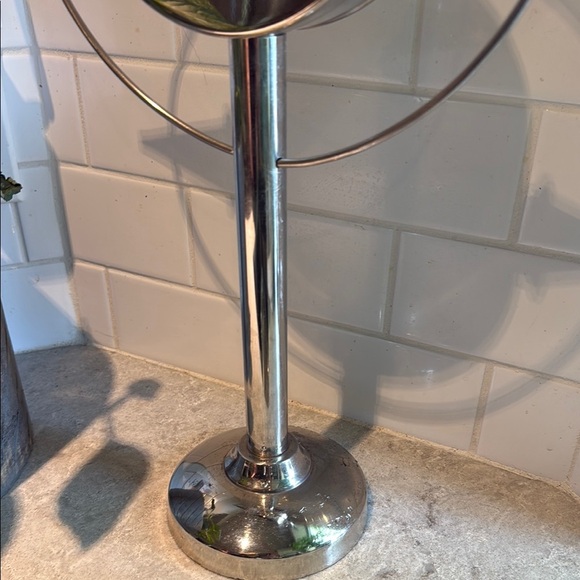 Mclaughlin & Scott Silver Metal Wall Clock with Roman Numerals - Picture 7 of 8